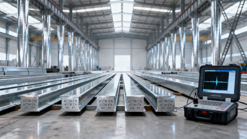 Steel beams price includes mill certification — but not mill traceability