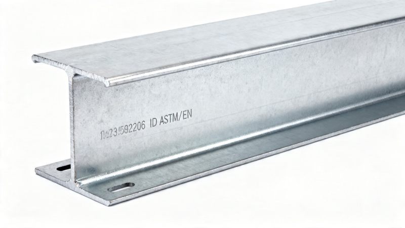Steel beams price includes mill certification — but not mill traceability