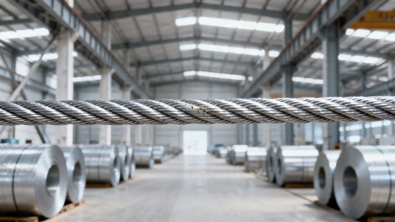 Steel wire rope fatigue life drops sharply after 3 years — here’s why