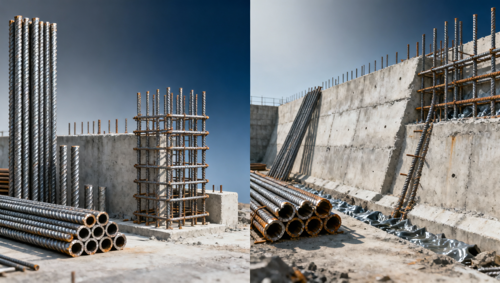 What Rebar Size Works Best for Retaining Walls?