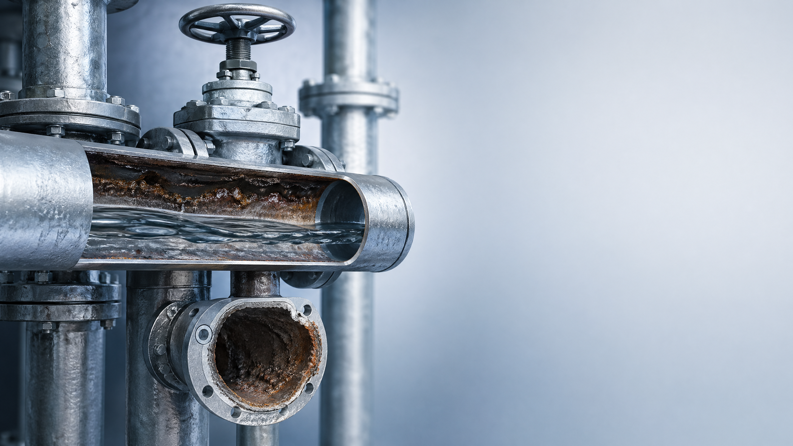 Galvanized pipe for water supply and hidden rust risks