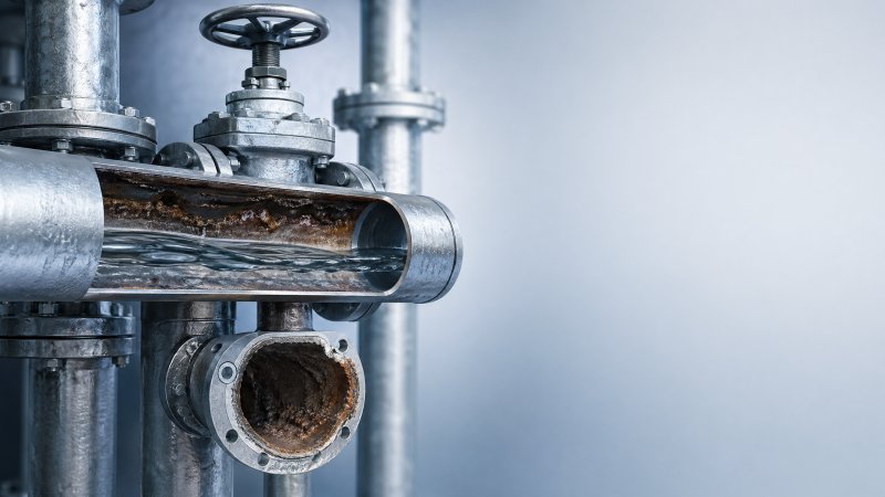 Galvanized pipe for water supply and hidden rust risks