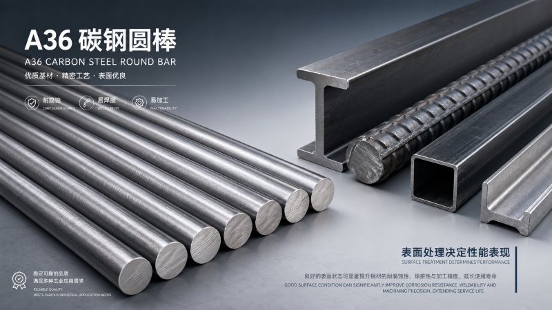 Why Surface Finish Matters on A36 Carbon Steel Round Bar