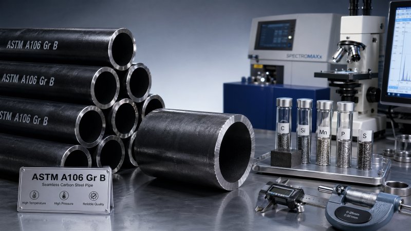 ASTM A106 Gr B chemical composition and what it affects