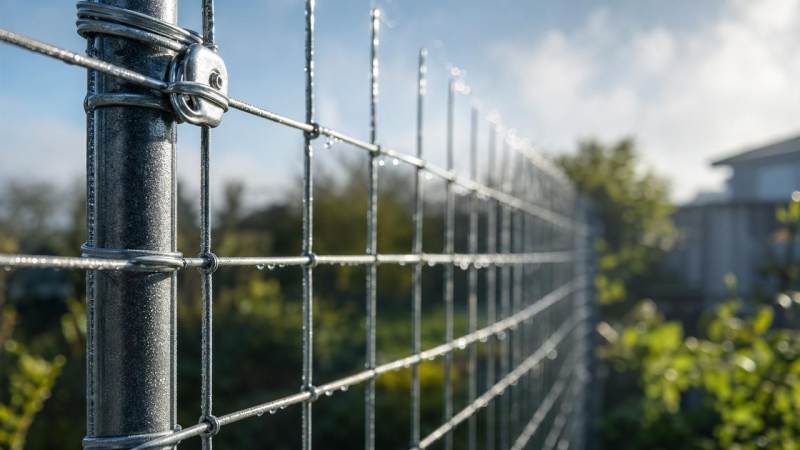 How long does steel wire for fencing last outdoors