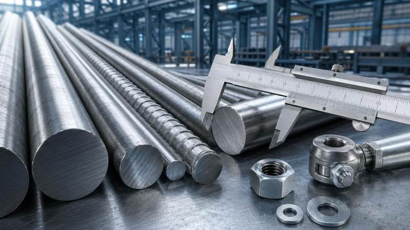Choosing steel rod diameter without overdesign or waste