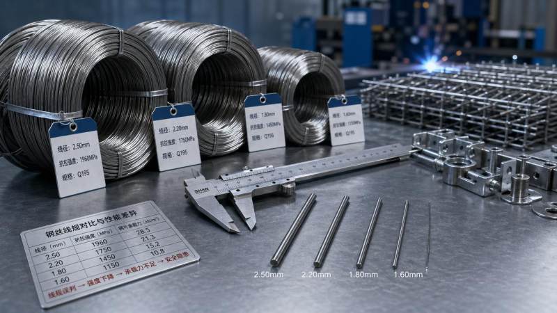 Steel wire gauge mistakes that lead to wrong performance calls