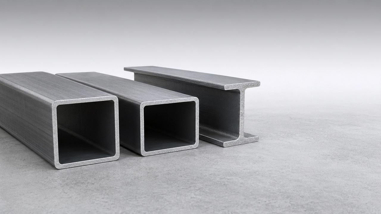 Which structural steel profiles offer the best buckling resistance per kg?