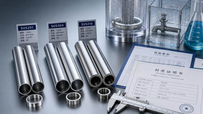 SUS Pipe Grade Differences That Often Lead to Wrong Orders