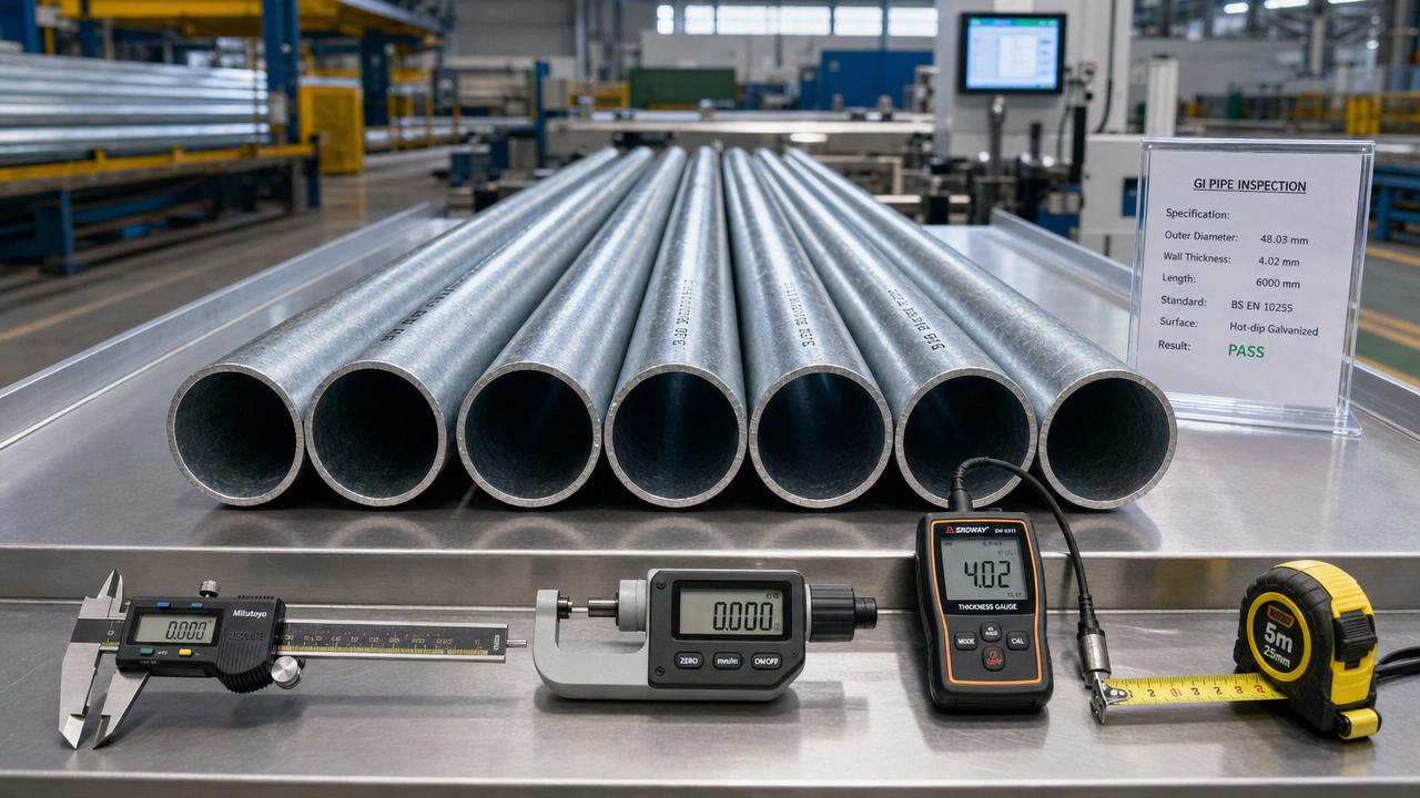 How to Verify High Strength Galvanized Pipe Quality