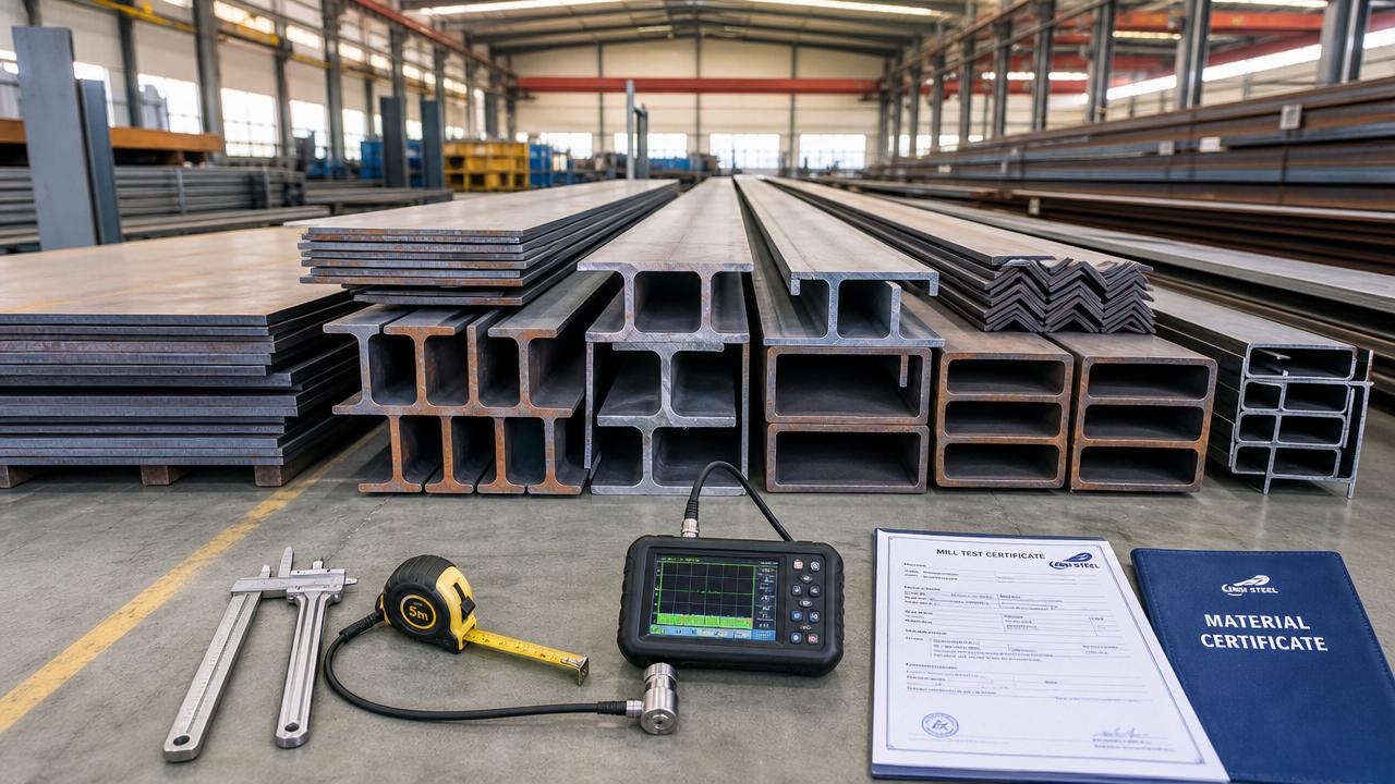 How to Test Structural Steel Quality Before Acceptance