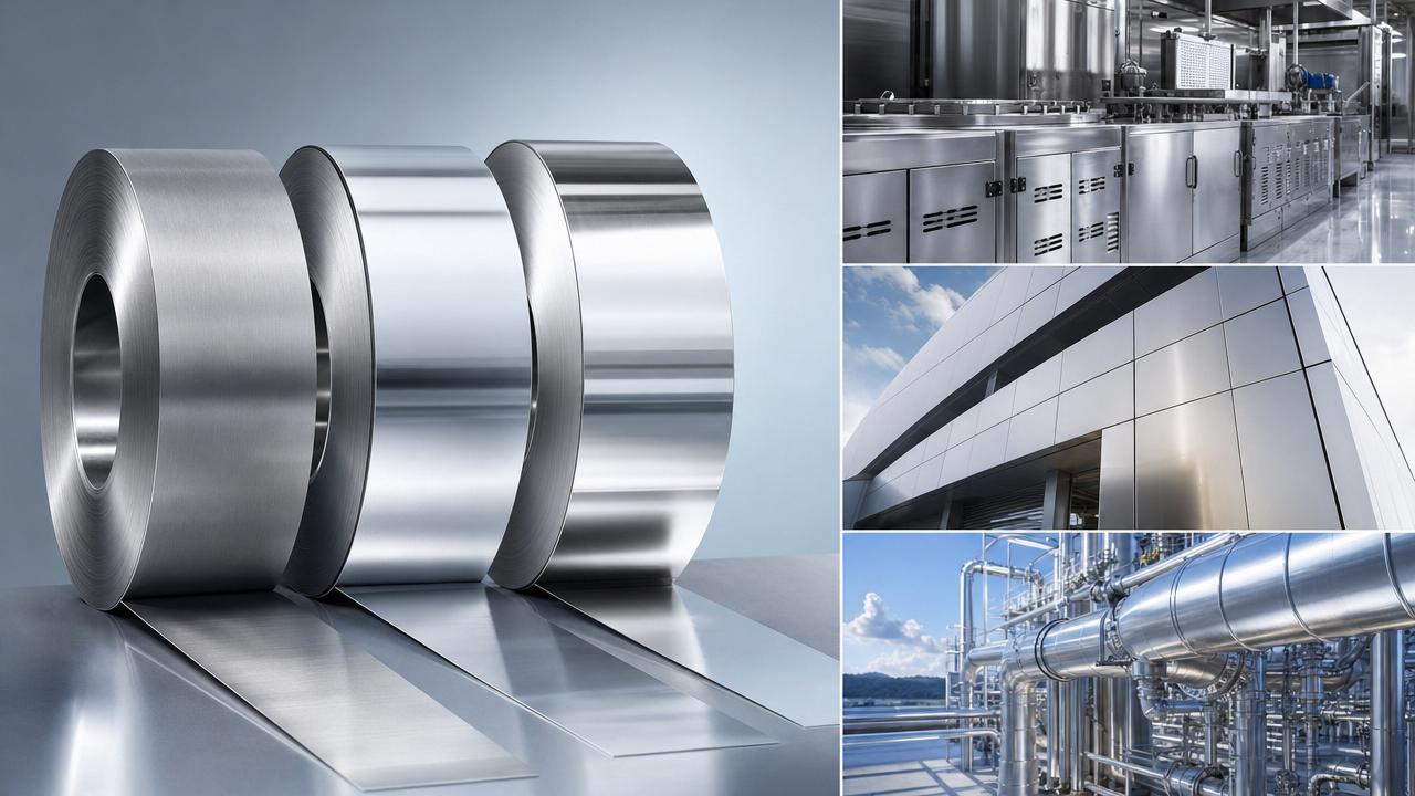 Stainless Steel Coil Grades Explained for Real-World Use