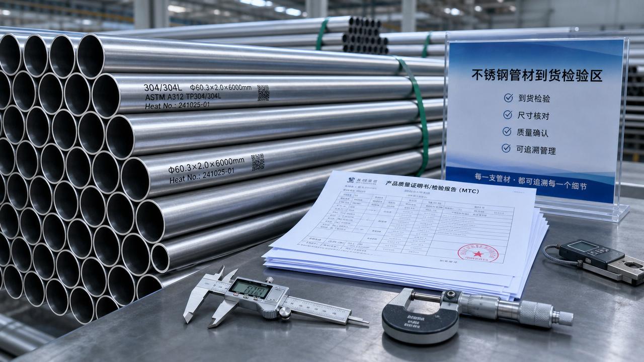 What to Check Before Accepting a Stainless Steel Pipe Shipment