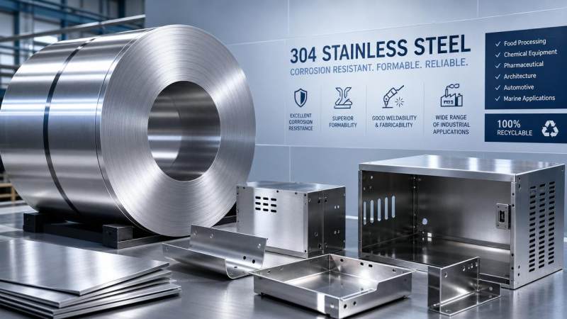 Stainless Steel 304 Coil: Key Uses and Performance Limits