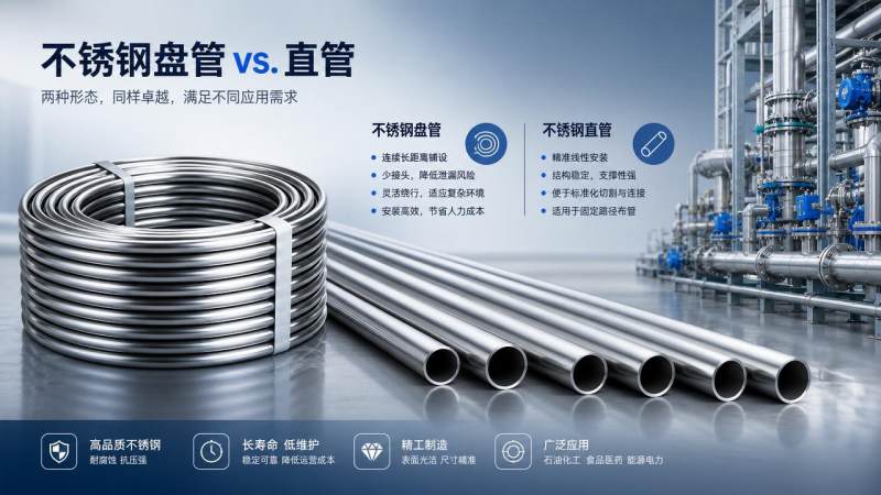 Stainless Steel Pipe Coil: When to Use It Over Straight Pipe