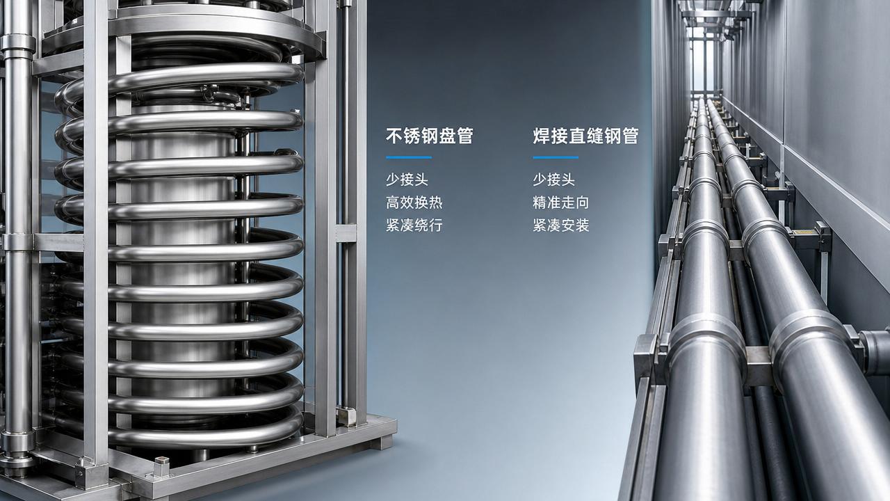 SS Coil Pipe or Welded Straight Pipe for Tight Installations?