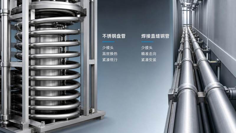 SS Coil Pipe or Welded Straight Pipe for Tight Installations? SS Coil Pipe or Welded Straight Pipe for Tight Installations?