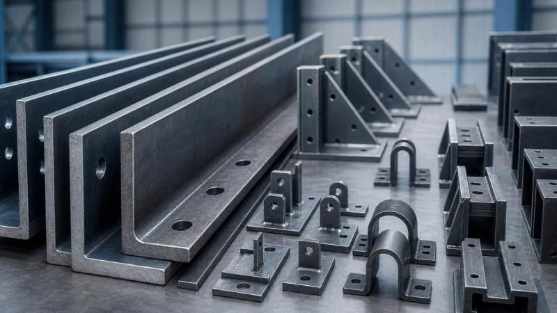 L shaped structural steel vs flat bar in support work