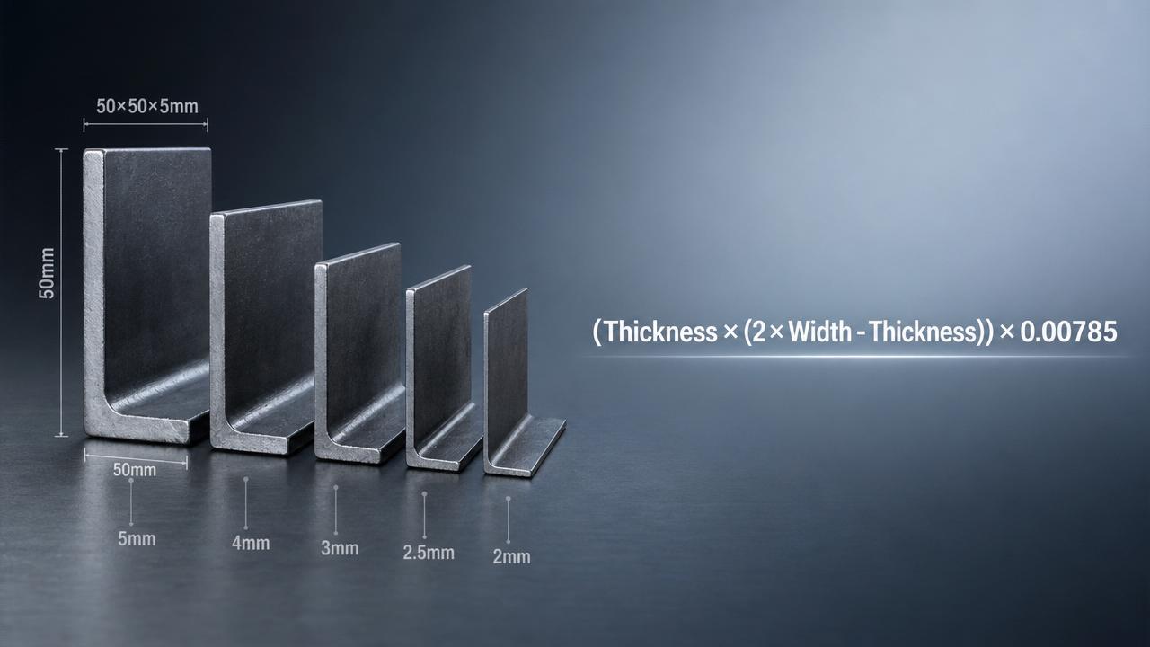 Steel Angle Iron: Weight Calculation Guide Steel Angle Iron: Weight Calculation Guide