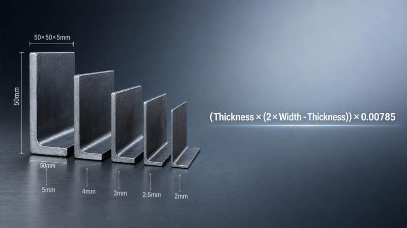 Steel Angle Iron: Weight Calculation Guide