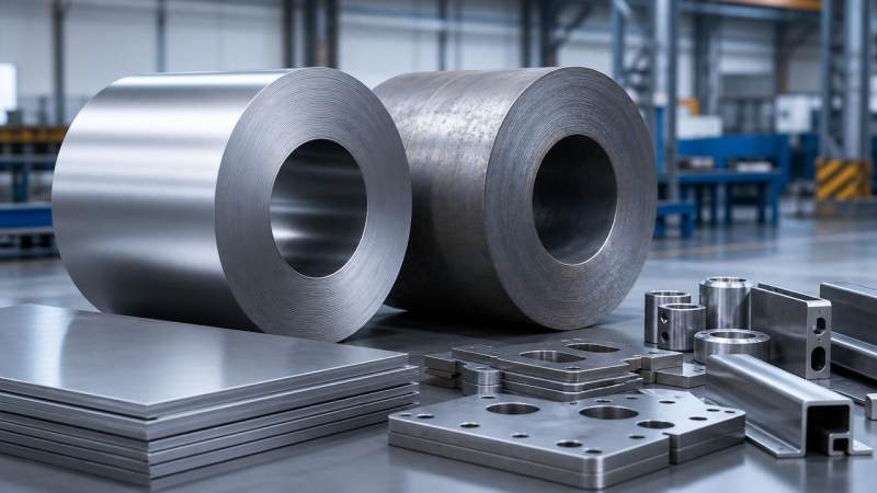Cold rolled steel coil or HRC for a smoother finish