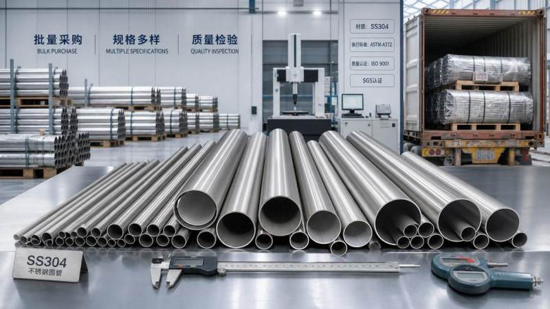 What really drives ss304 pipe price in bulk orders
