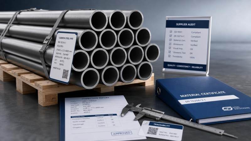How to vet a carbon steel pipe supplier in Europe