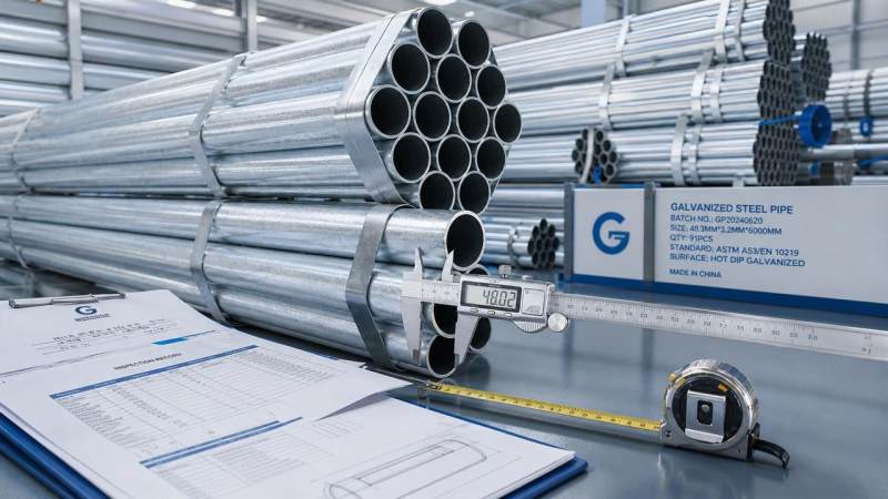 What matters most in galvanized pipe bulk orders