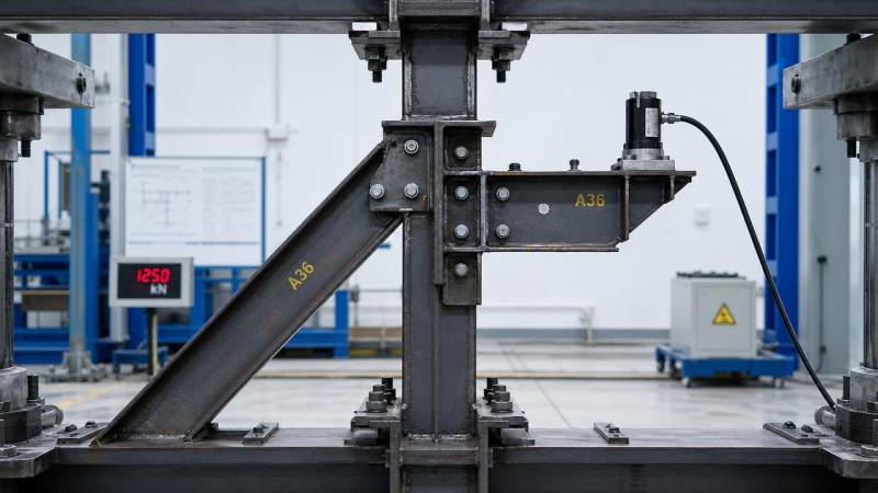 A36 Angle Iron Strength Limits in Support Applications