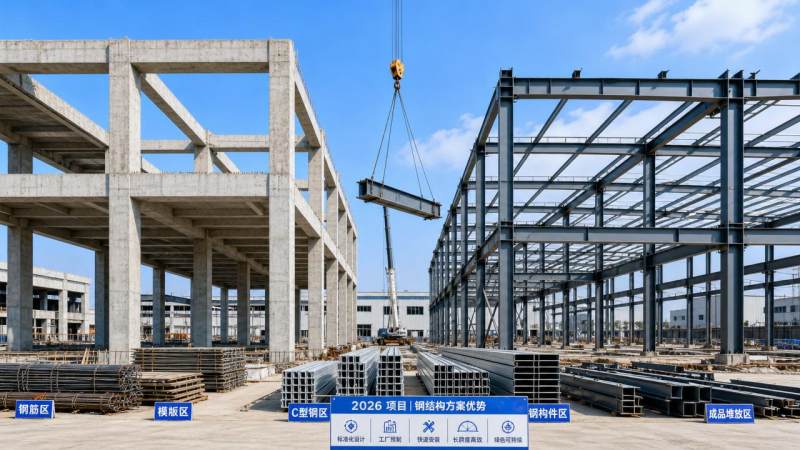 Concrete H Beam vs Steel Options in 2026 Projects