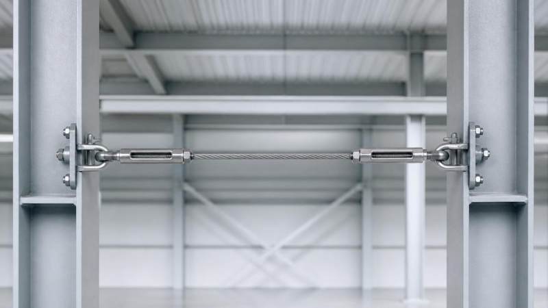 Is 1x19 stainless steel aircraft cable 5|32 inch too stiff
