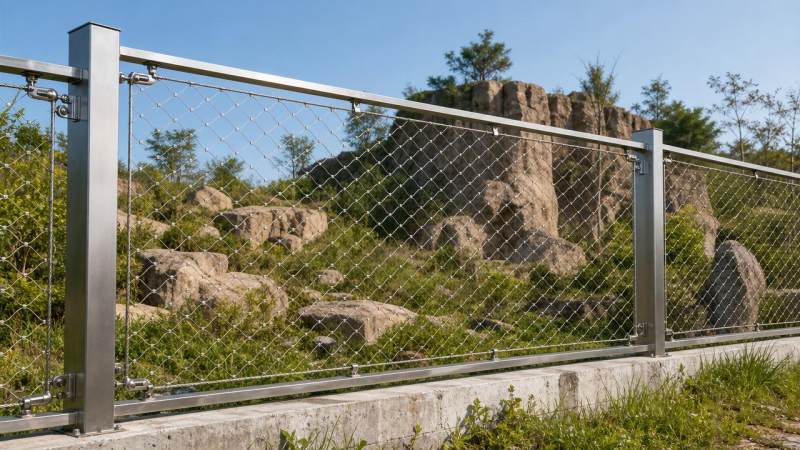 Is stainless steel wire rope mesh safe for zoo enclosure Is stainless steel wire rope mesh safe for zoo enclosure