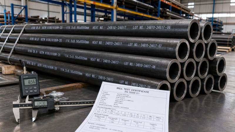 What to check before buying A106 Grade B pipe in stock