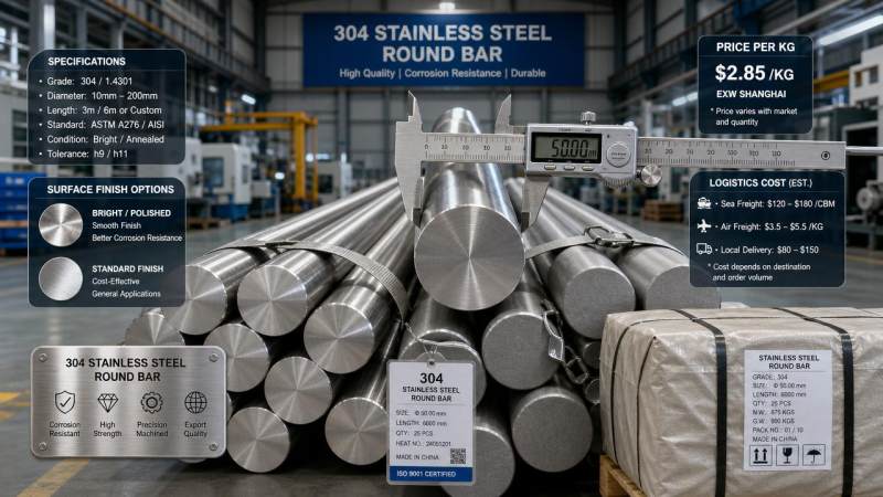 What drives 304 stainless round bar price per kg What drives 304 stainless round bar price per kg