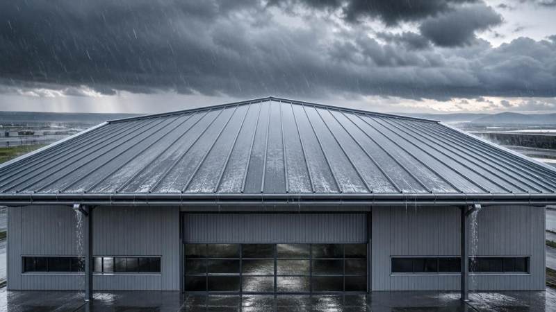 How steel roofing performs in wind and rain