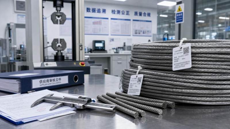 Why a stainless steel wire rope supplier audit matters Why a stainless steel wire rope supplier audit matters
