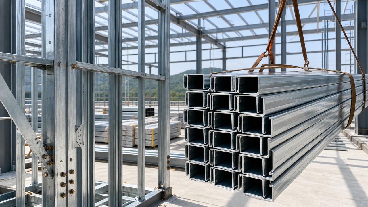 How cold formed steel channel reduces installation weight