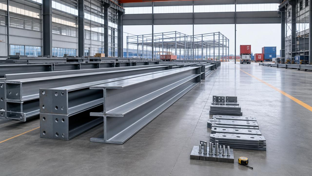 Why i beam i beam size changes steel frame cost
