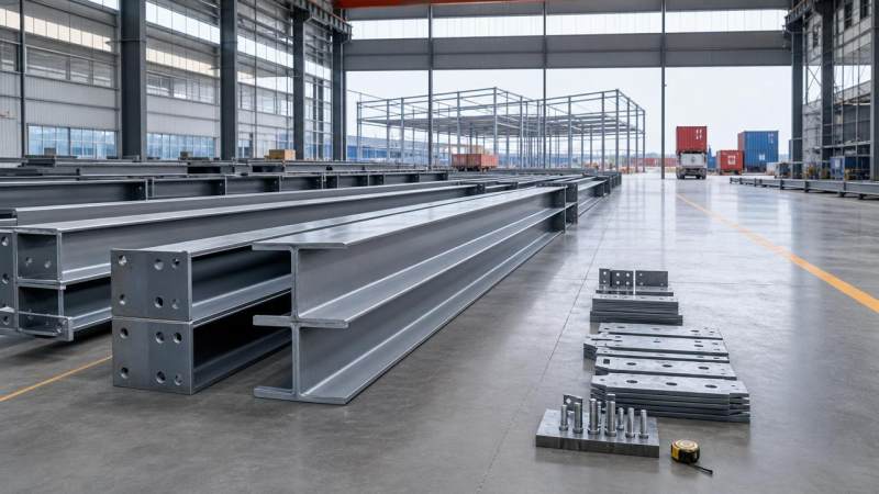 Why i beam i beam size changes steel frame cost