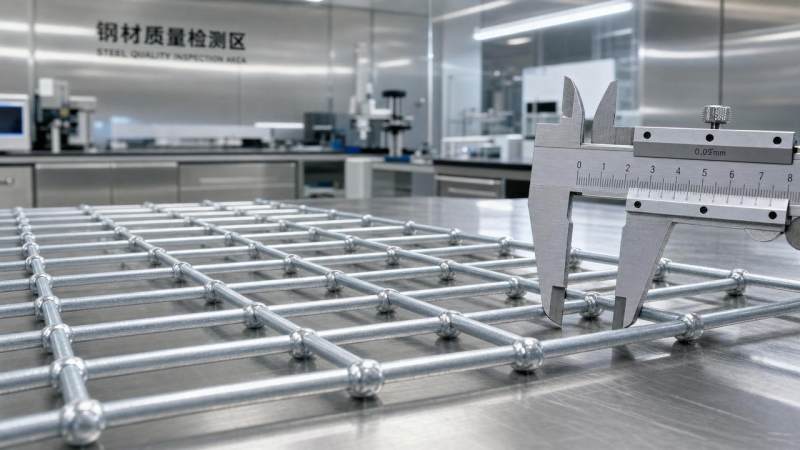 What makes steel wire mesh quality hard to judge?
