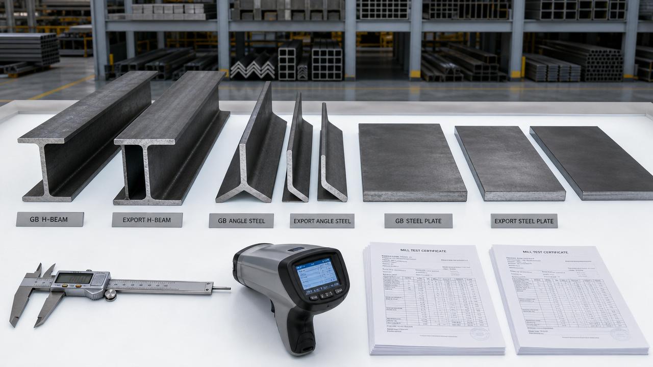 How GB steel compares with common export grades