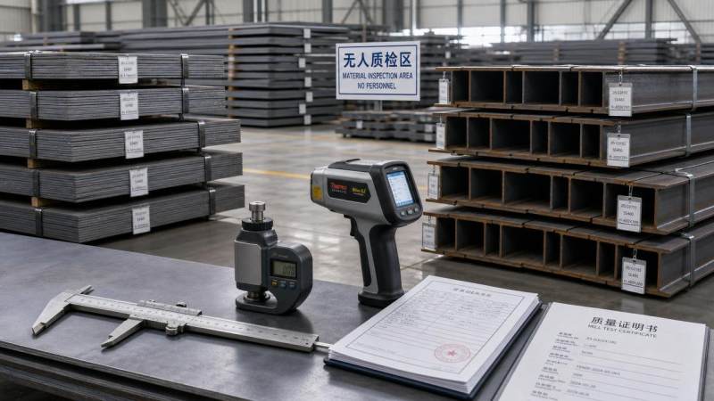 How to verify JIS steel before production starts