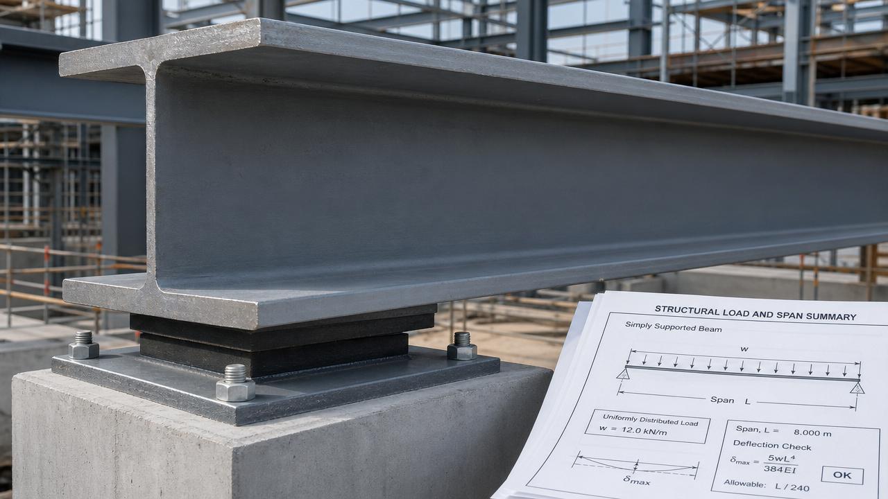 How to Read Load and Span Tables for Steel Beam for Construction Projects
