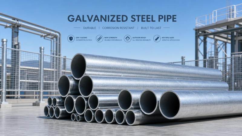 Galv Steel Pipe Sizes, Coating Options, and Outdoor Performance