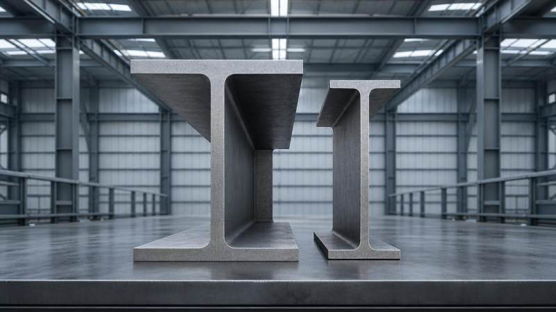 Steel Beam H vs I Beam: Load Capacity and Design Differences