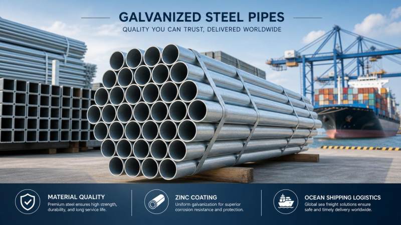 Galv Steel Pipe Price Factors in 2026: Material, Zinc, and Freight