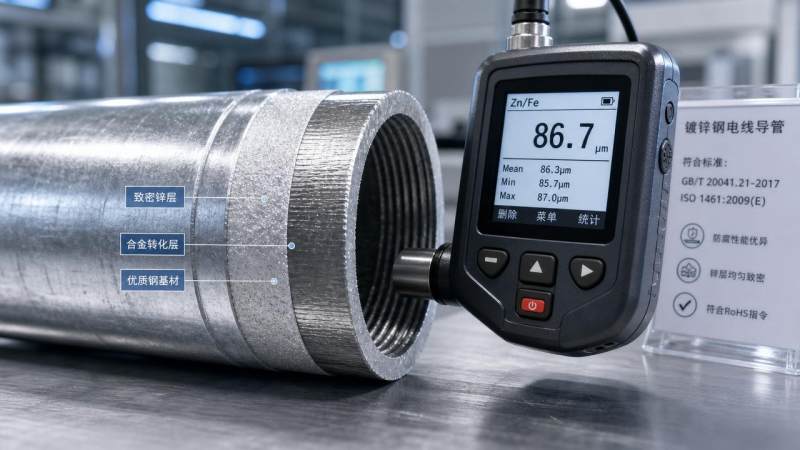 Electrical Conduit Galvanized Finish Explained: Why Zinc Layer Thickness Matters