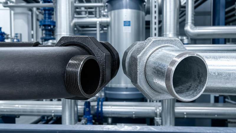 Black Steel Plumbing Pipe vs Galvanized Pipe: Key Differences for Water Systems