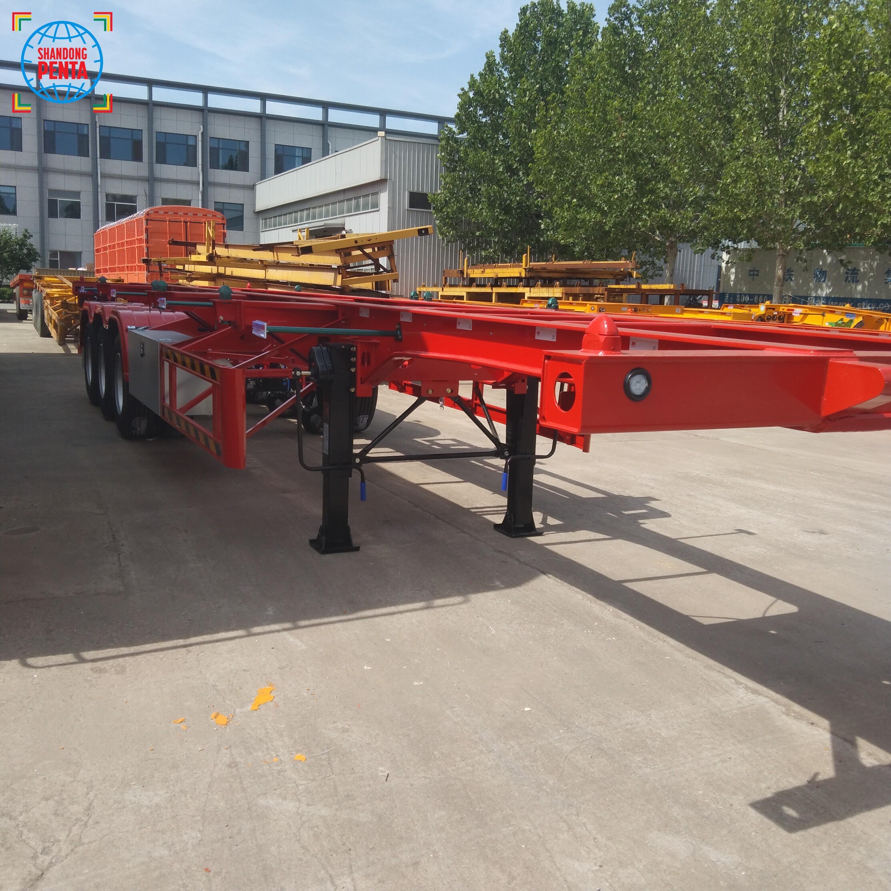 3-axle 40ft Skeleton Semi-Trailer