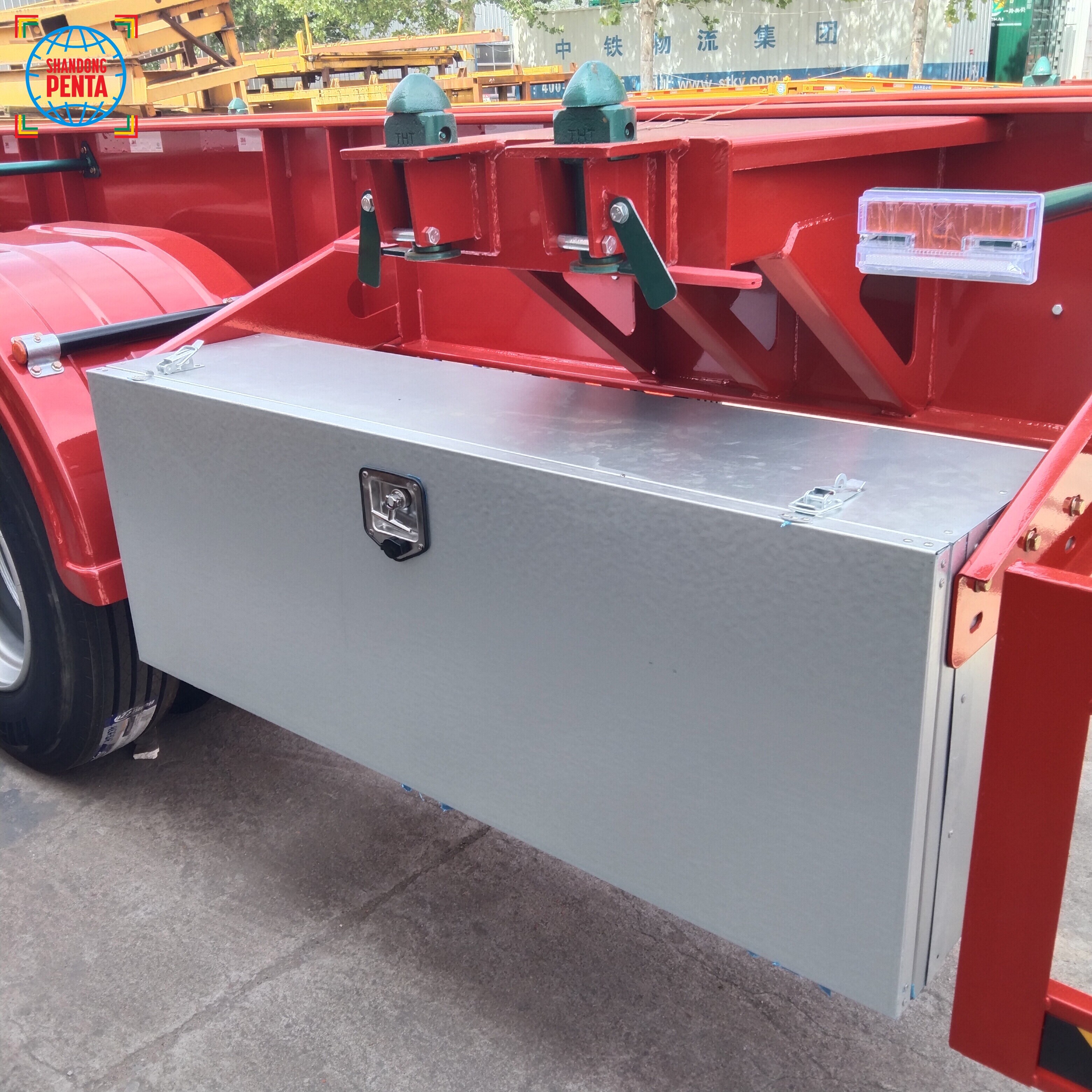 3-axle 40ft Skeleton Semi-Trailer